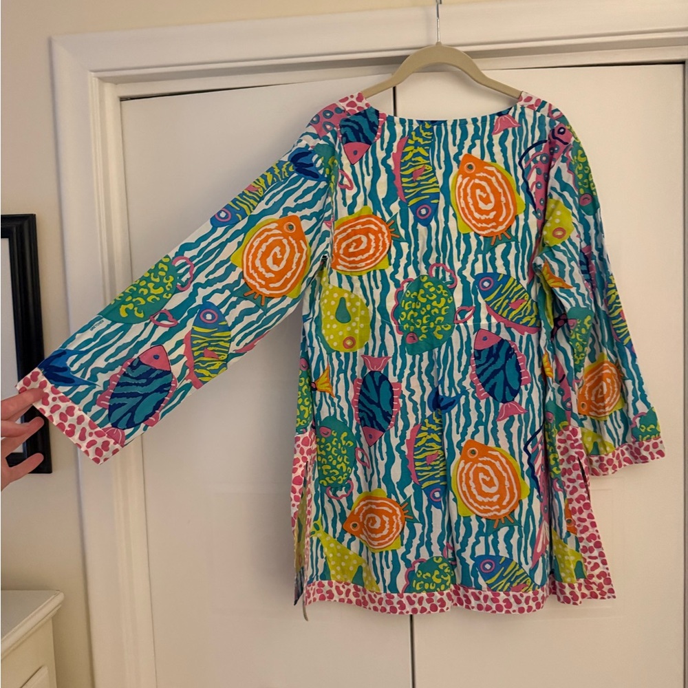 Gretchen Scott Designs Multicolor Fish Patterned Top - Picture 7 of 7
